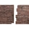Ekena Millwork 48 5/8"W x 24 3/4"H x 1 1/4"D Cascade Stacked Stone, StoneWall Faux Stone Siding Panel, Canyon Brown PNU24X48CACB - alternate 6